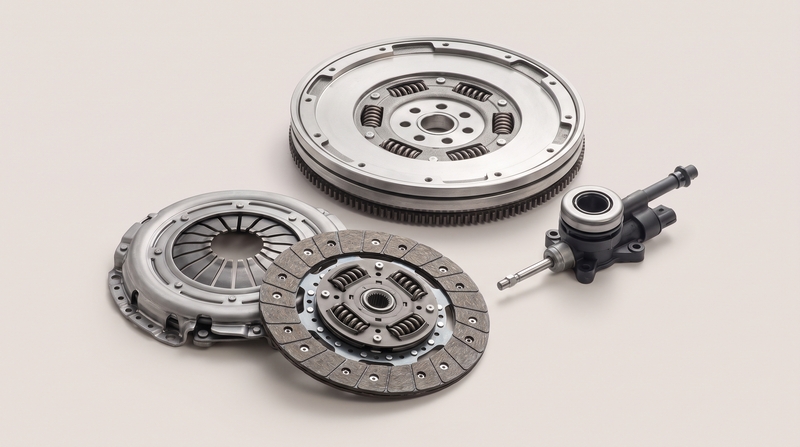 Clutch kit with dual mass flywheel