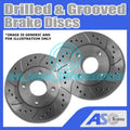 Grooved Brake Disc Pair in OE Supplier