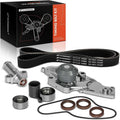 Timing Belt Kit with a Water Pump and Thermostat Housing in Uprated