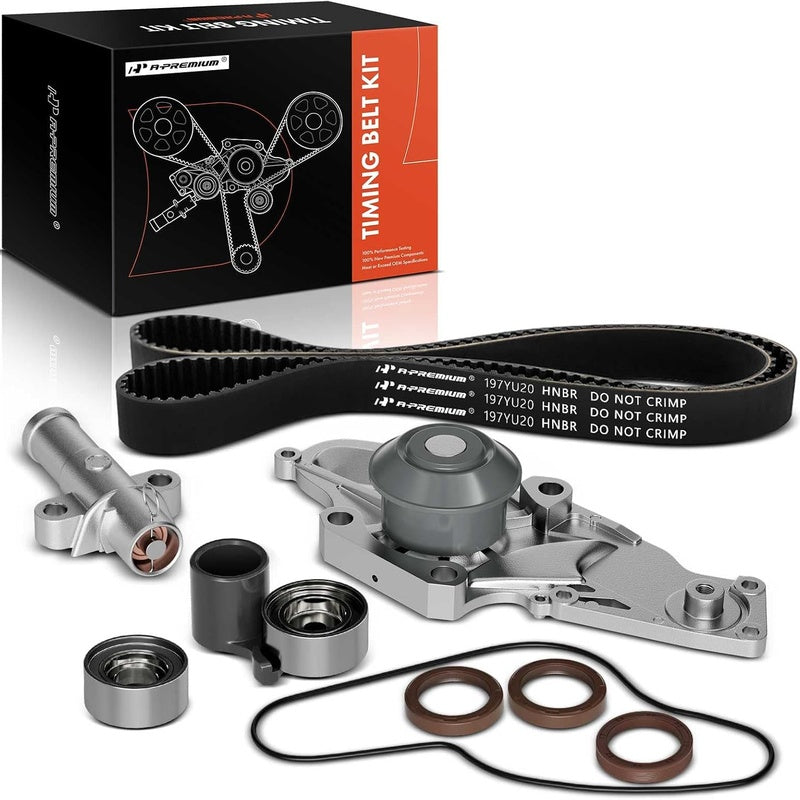 Timing Belt Kit with a Water Pump and Thermostat Housing in Uprated
